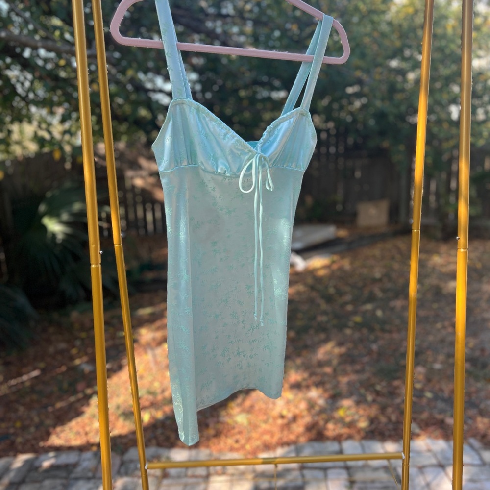 Motel Rocks Light Blue Mini Dress - Picture 5 of 7
